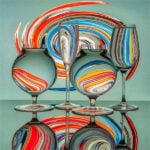 David Gibbs-Patterns in Refracted Glassware with Reflections