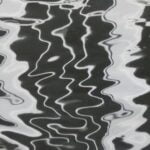 Sherron Razey-Black and White Canal Reflection