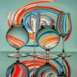 David Gibbs-Patterns in Refracted Glassware with Reflections