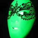 Mask and Venetian mask.