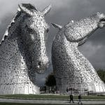 Godfrey Clements_Dark skies at the Kelpies