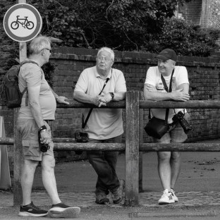 Wendover Town shooting in Black and White