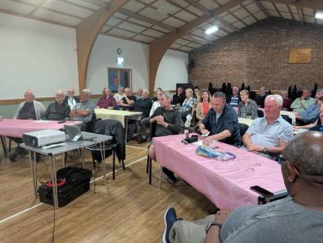 End Of Season meeting with Fish and Chip Supper