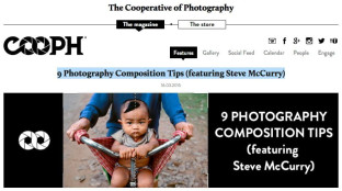 COOPH | 9 Photography Composition Tips (featuring Steve McCurry)