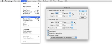 Resizing your images for projected digital competitions
